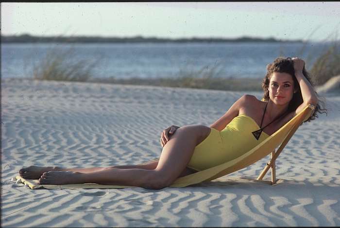 Carol Alt was photographed by John G. Zimmerman in Kenya.